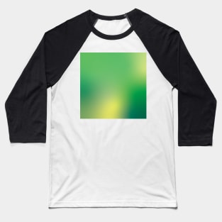 Natural Green and Yellow Gradient Baseball T-Shirt